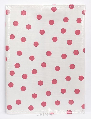 Bijbelhoes white pink dot NBV/HSV
