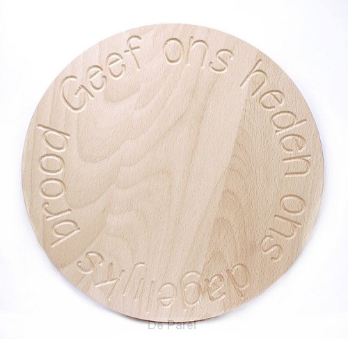 Broodplank rond groot geef ons heden...
