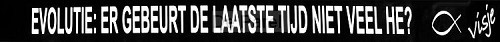 Sticker visje evolutie er gebeurt de laa