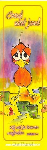 Boekenlegger bijbeltje God ziet jou