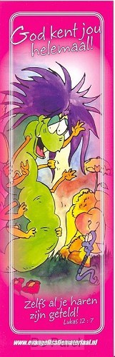 Boekenlegger bijbeltje God kent jou hele