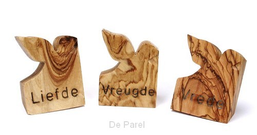 Standaardset olijfh liefde vreugde vrede