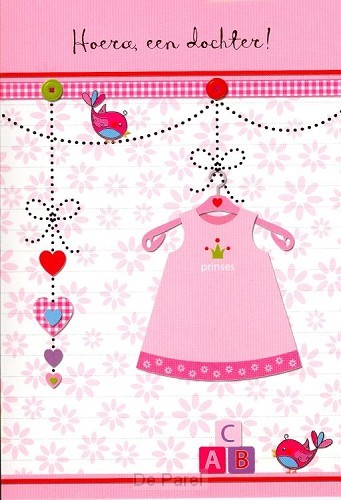 Wenskaart geboorte dochter