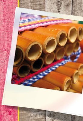 Wenskaart blanco panfluiten