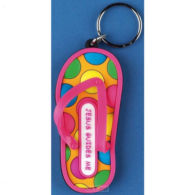 Sleutelh flip flop Jesus guides me