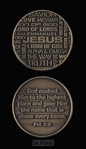 Pocket stone names of Jesus