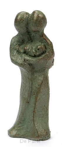 Beeld 605d gezin 6cm groen