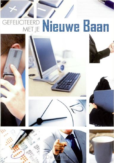 Wenskaart nieuwe baan