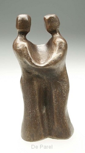 Beeld 704b ontmoeting 13 cm brons