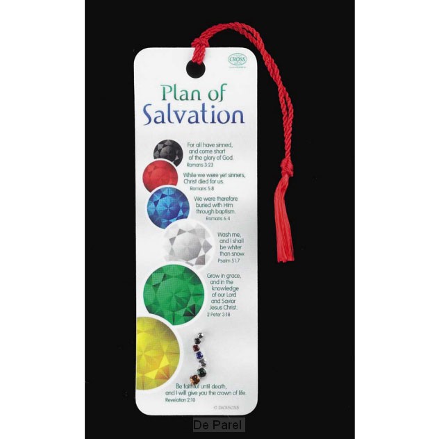 Bookmark/reverpin plan of salvation