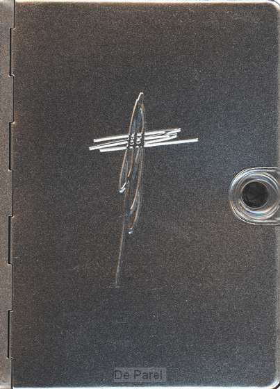 NLT - METAL BIBLE - CROSS