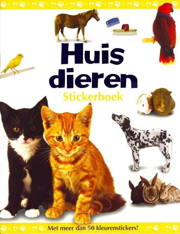 HUISDIEREN STICKERBOEK