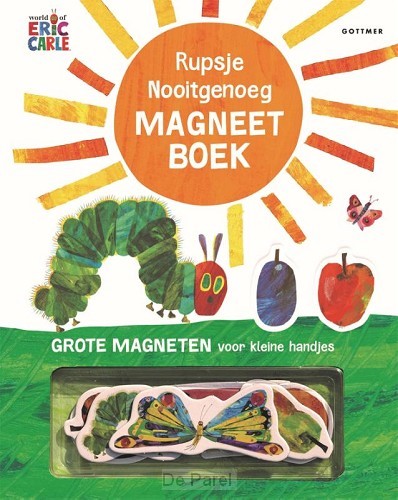 Rupsje nooitgenoeg magneetboek
