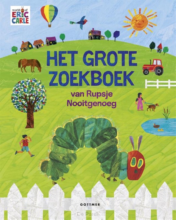 Grote zoekboek van Rupsje Nooitgenoeg