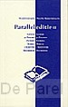 PARALLELEDITIE 2 SV/NV