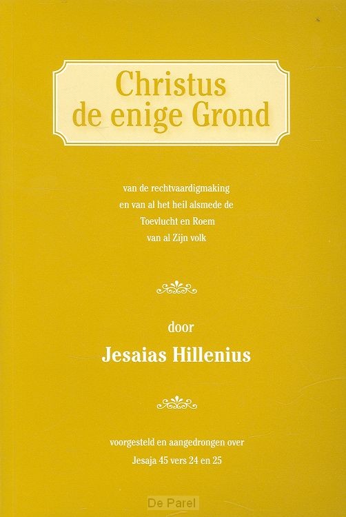 Christus de enige grond