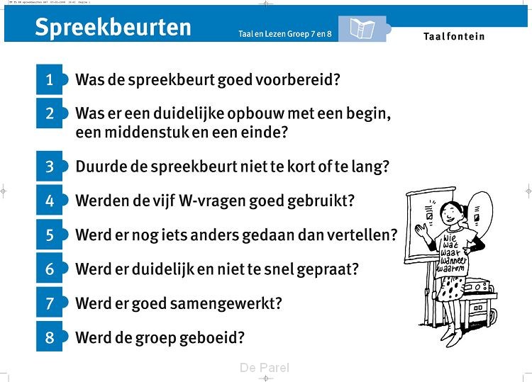 TF7/8 TAAL & LEZEN KLASSIKALE KAART SPRE