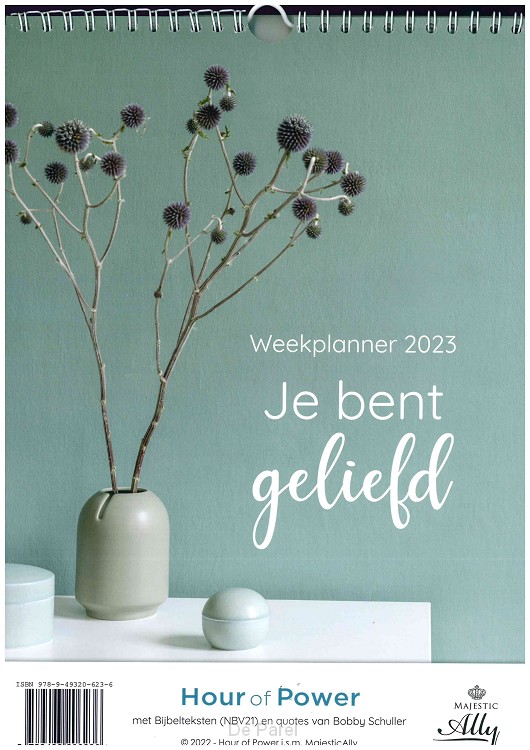 Weekplanner hour of power je bent gelief
