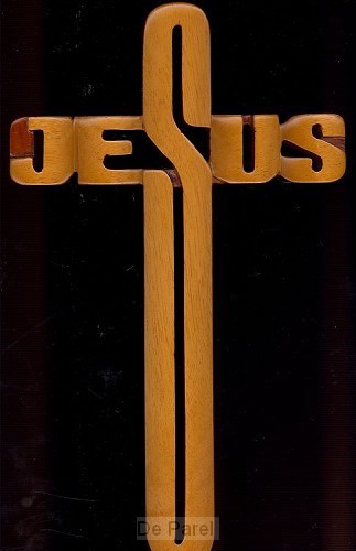 KRUIS HOUT OPEN 25CM JESUS