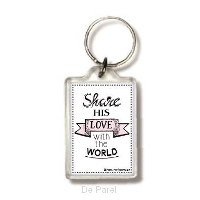 Sleutelhanger share His love