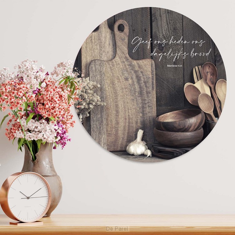 Muurcirkel dagelijks brood