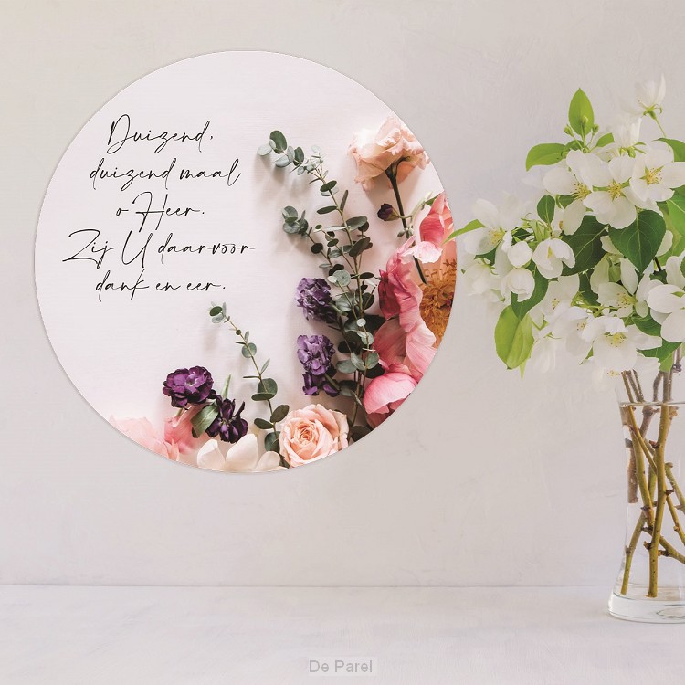 Paascirkel duizendmaal - bloemen