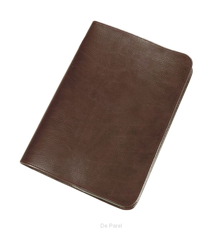 Bijbelhoes nbv 15.4x22.3x3.9 rundl bruin