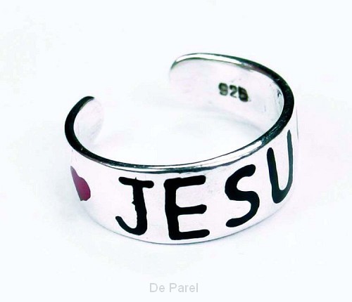 Teenring Jesus hart