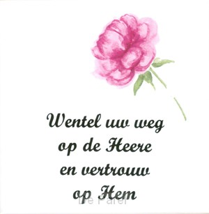 WENTEL UW WEG OP DE HEERE