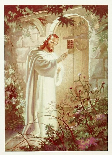 Kaart kloppende Heiland 12.5x17.5cm