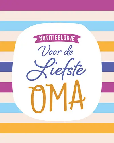Notitieblokje voor de liefste oma