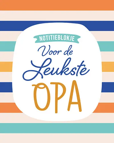 Notitieblokje voor de leukste opa