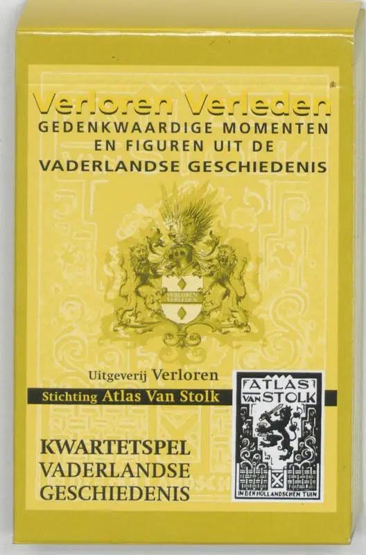 KWARTETSPEL VADERLANDSE GESCHIEDENIS