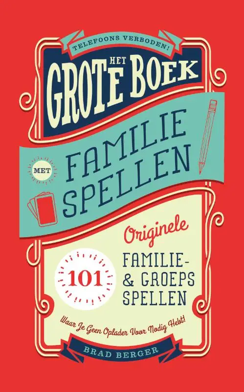 Grote boek met familiespellen