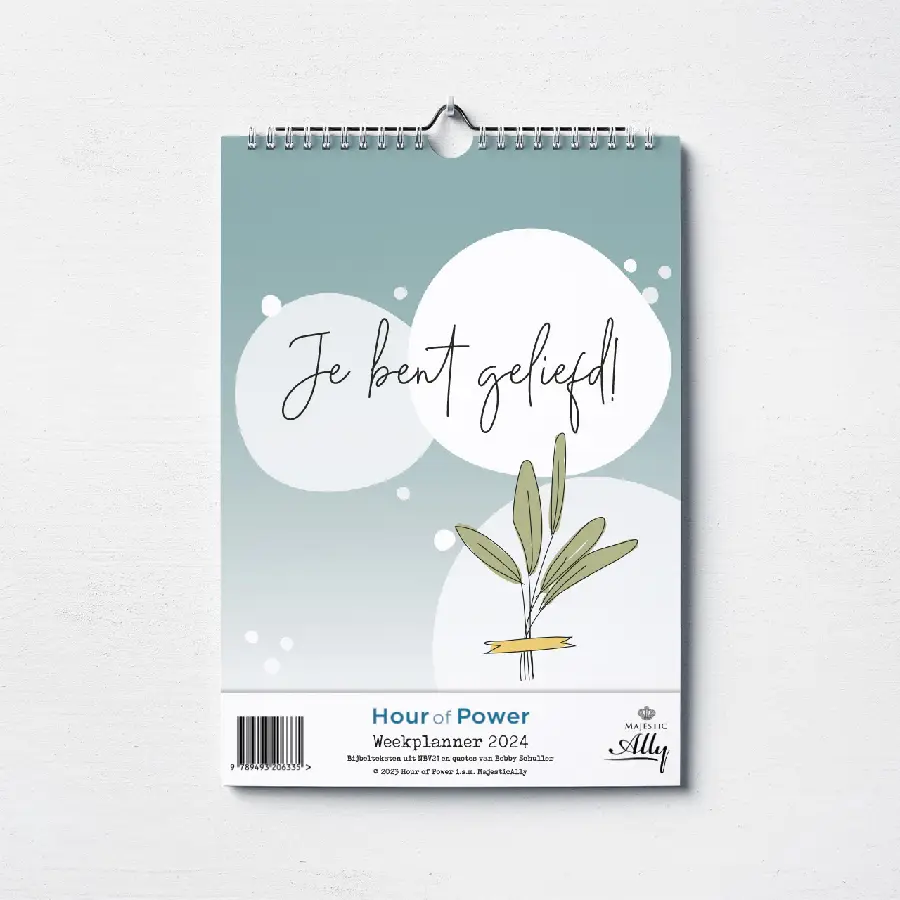 Weekplanner hour of power je bent gel