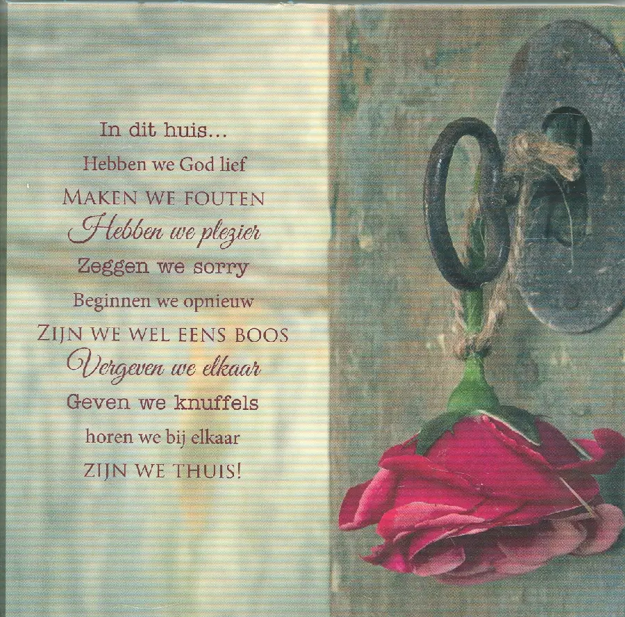 Kaart in dit huis