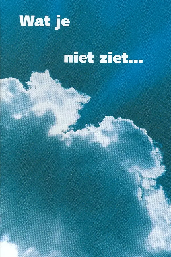 Wat je niet ziet