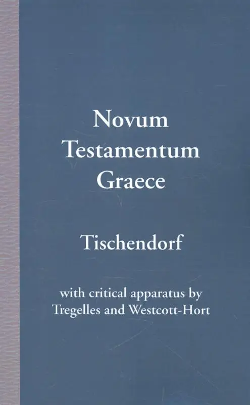 Novum testamentum graece tischendorf POD