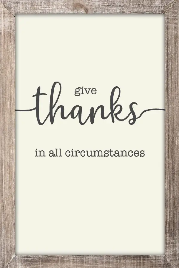 Give thanks  20 x 30cm