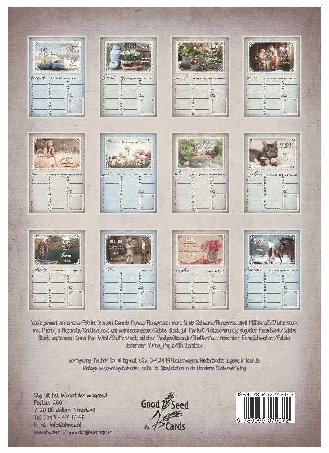 Verjaardagskalender HSV vintage versie 3