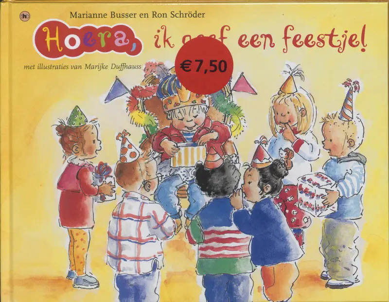 HOERA, IK GEEF EEN FEESTJE