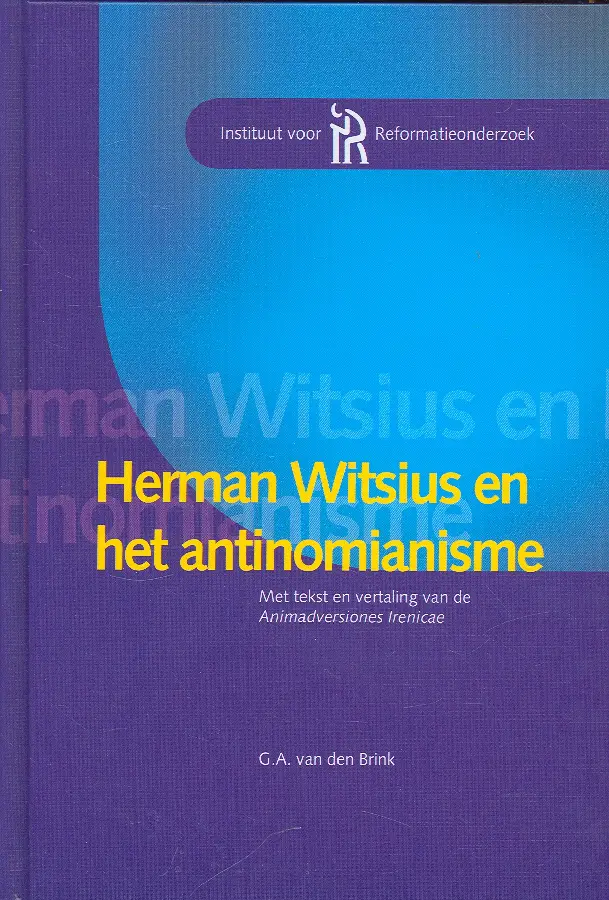 Herman witsius en het antinomianisme