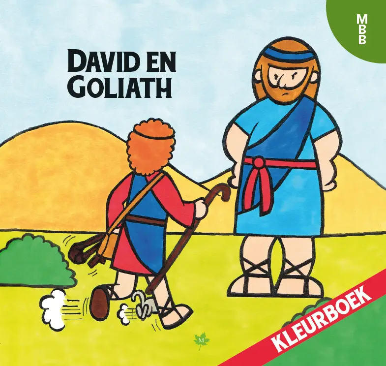 Kleurboek david en goliath