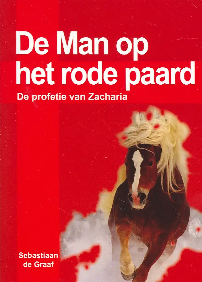 Man op het rode paard