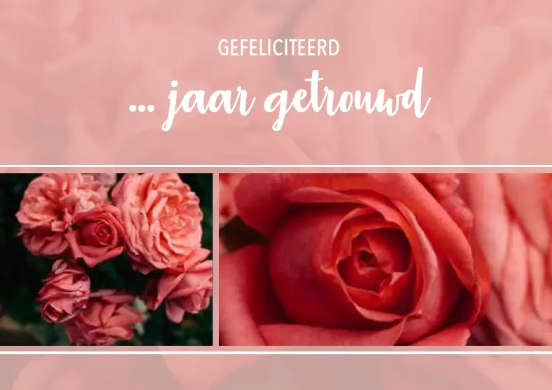 Wenskaart echtvereniging