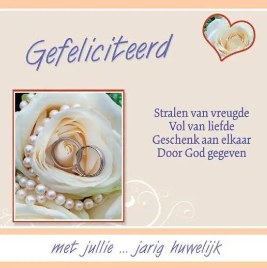 Wenskaart echtvereniging