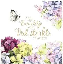 WENSKAART VRIENDSCHAP DENKEN AAN