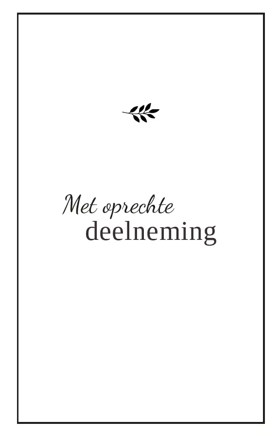 Map wenskaart rouw grijs