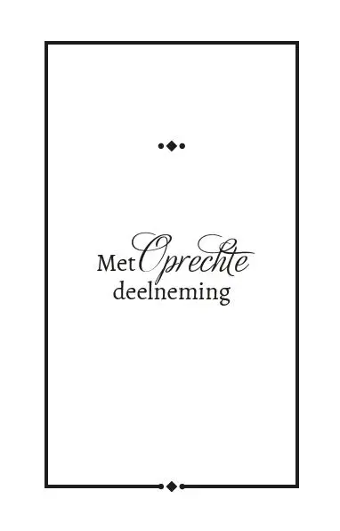 Map rouw wenskaart zwart