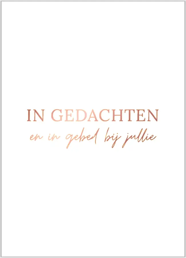 Wenskaart deelneming